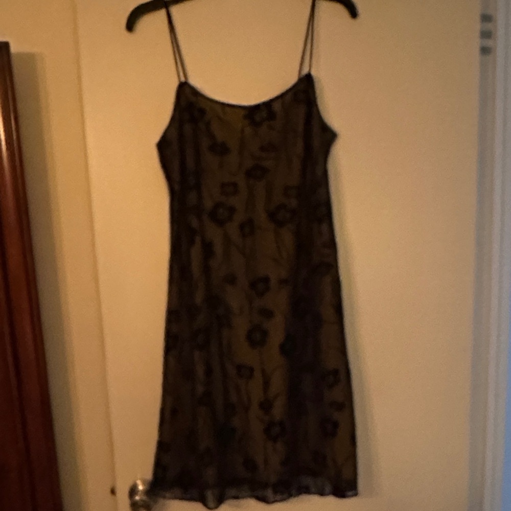 Rimini Black Floral Midi Dress